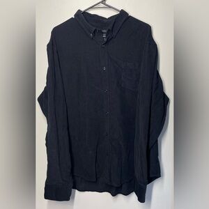 14th and Union Men’s Black Button Down Trim Fit 2XL